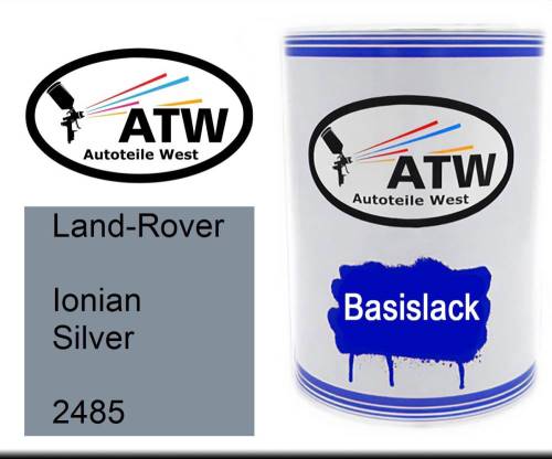 Land-Rover, Ionian Silver, 2485: 500ml Lackdose, von ATW Autoteile West.